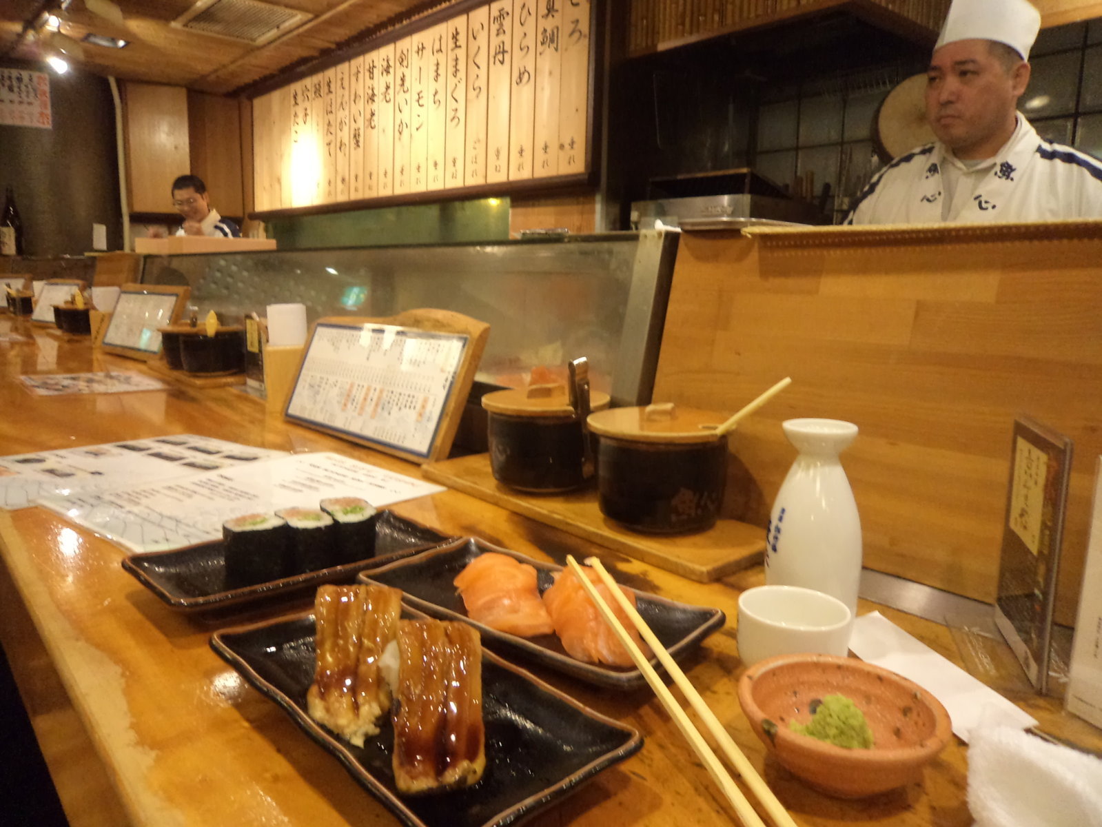 Sushi Restraurant, em Kyoto, Japão