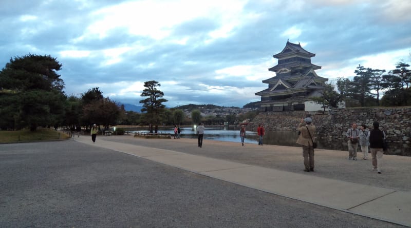 Castelo de Matsumoto, região de Nagano, Japão