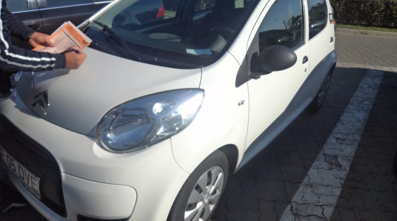 Carrinho que me acompanhou até o castelo de Bran, Romênia
