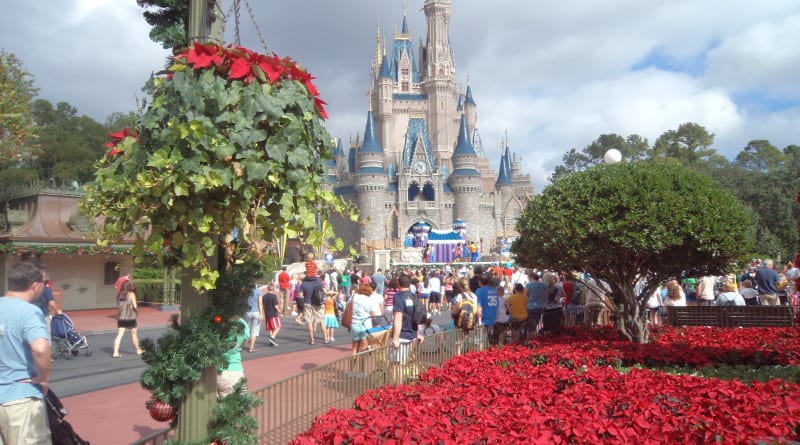 O famoso castelo da Princesa no Magic Kingdom da Disney - Orlando, EUA