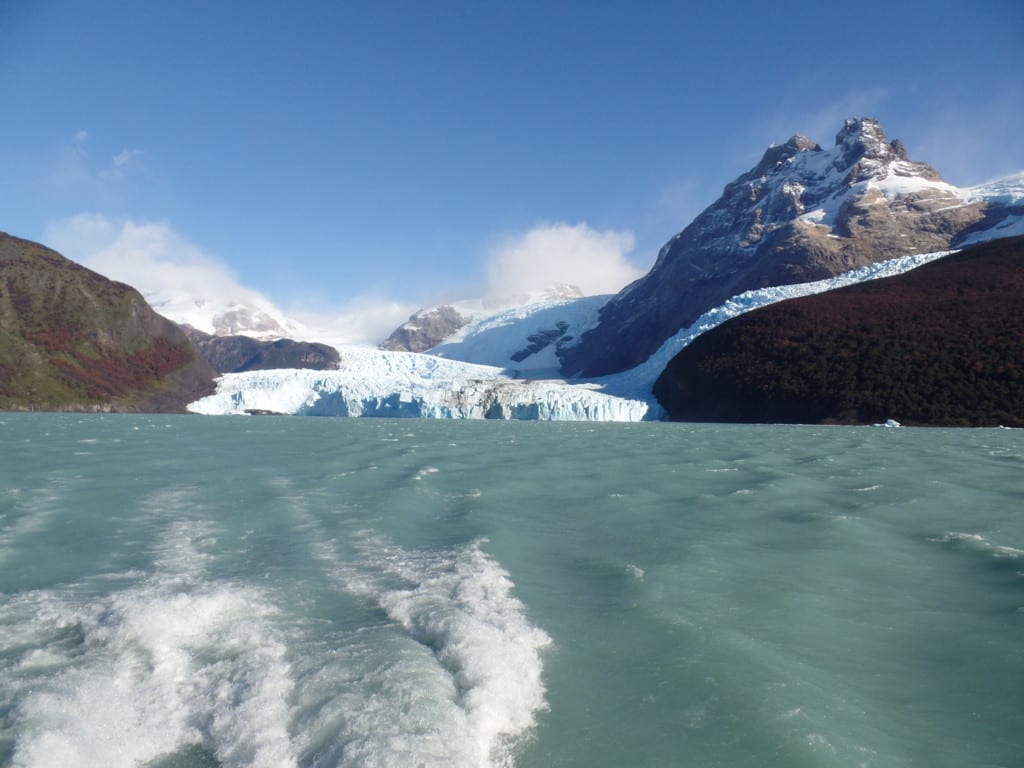 Glaciar no tour do Rios de Hielo pelo Lago Argentino, Patagônia Argetina