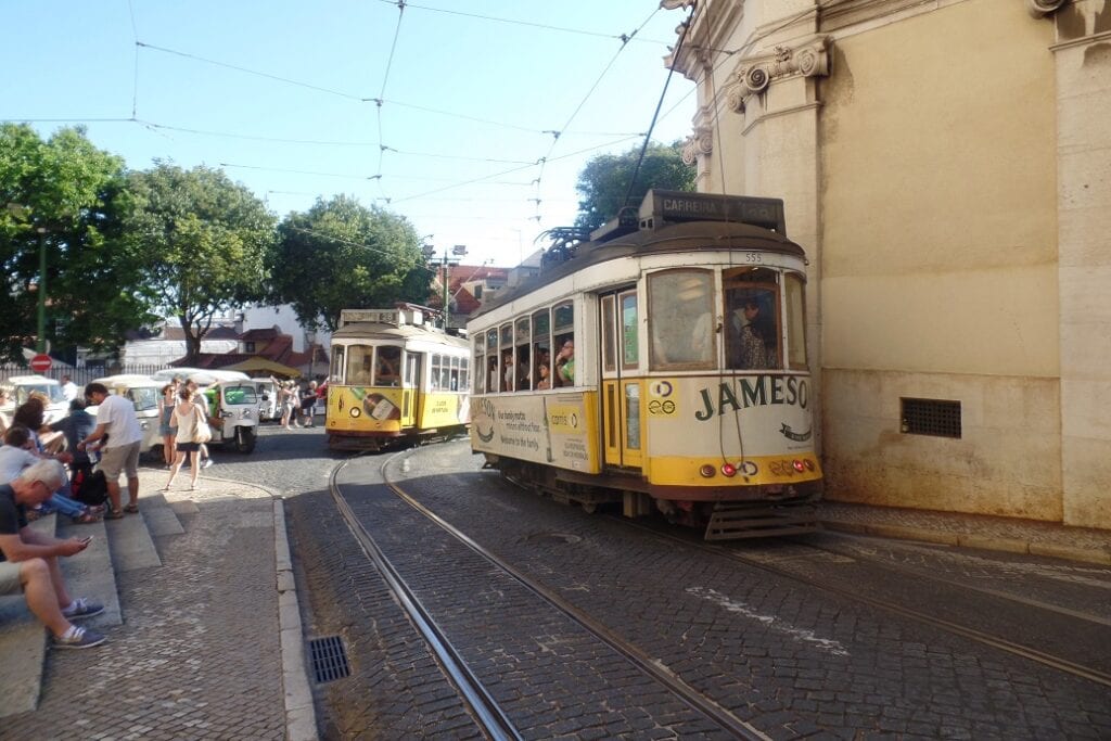 Ruas de Lisboa em Portugal- tecnólogo em portugal