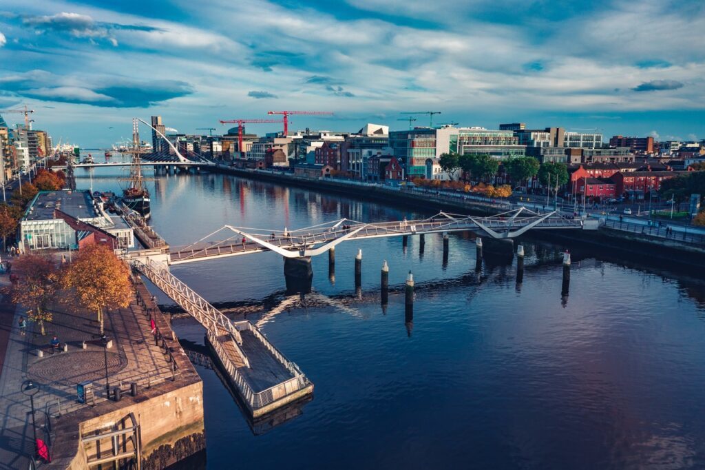 Vista Panorâmica de Dublin, Irlanda